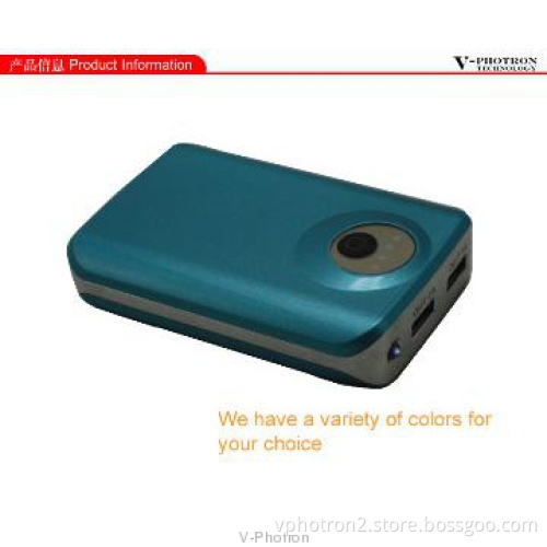 LED flash light Stylish 5200mAh power bank for htc